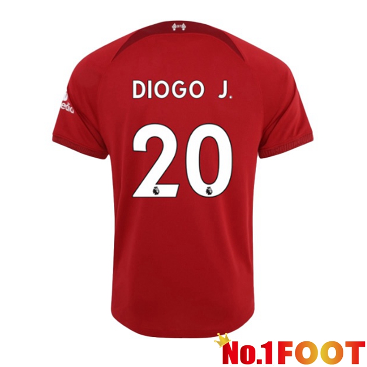 FC Liverpool (DIOGO J. 20) Jersey Home Red 2022/2023