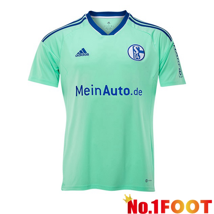Schalke 04 Soccer Jersey Third Green 2022/2023
