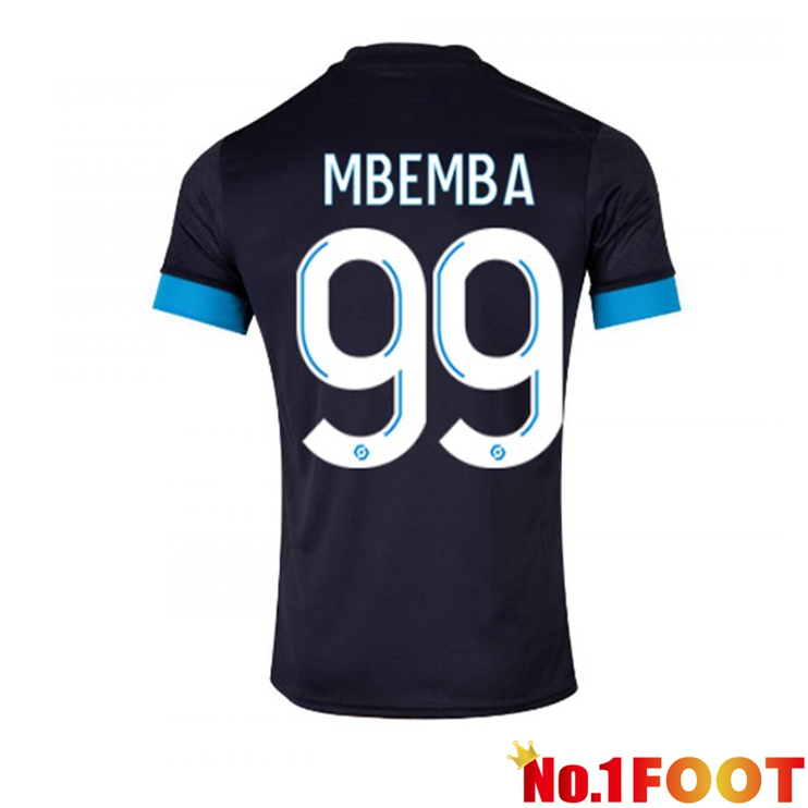 Marseille OM (MBEMBA 99) Football Jersey Away Black 2022/2023