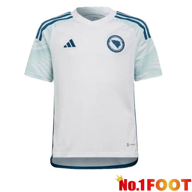 Bosnia and Herzegovina Football Jerseys Away White 2022-2023