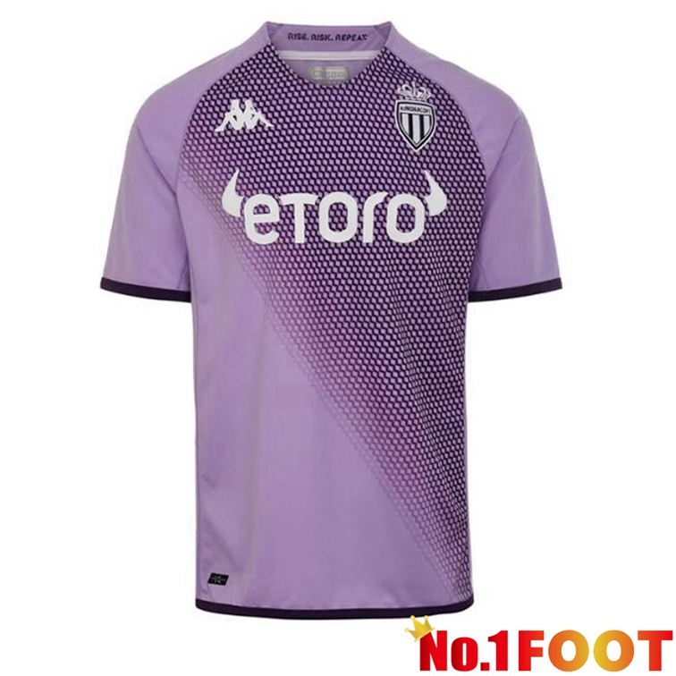 AS Monaco Football Jerseys Third Purple 2022-2023