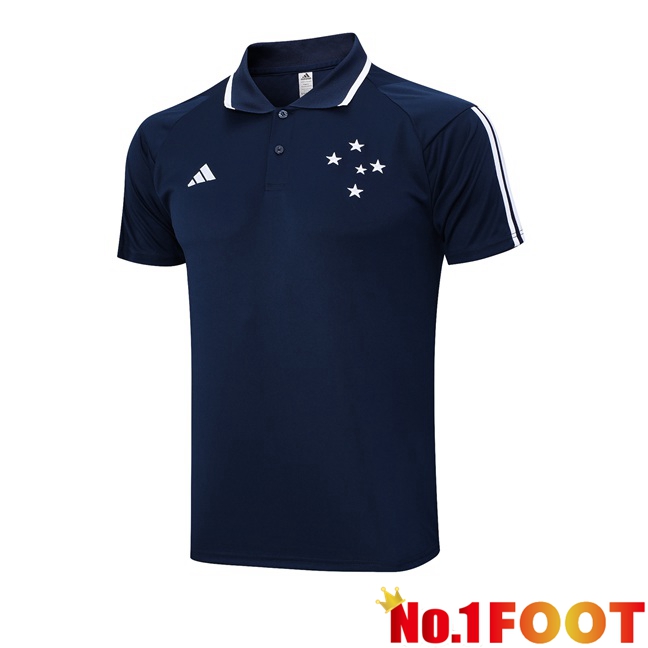 Cruzeiro EC Soccer Polo Blue Royal 2023/2024
