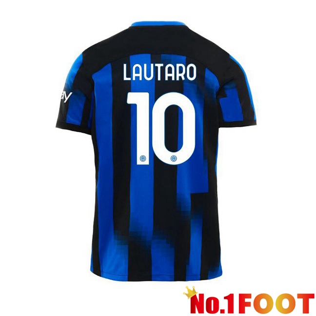 Inter Milan (LAUTARO 10) Home Football Jersey Blue 2023/2024