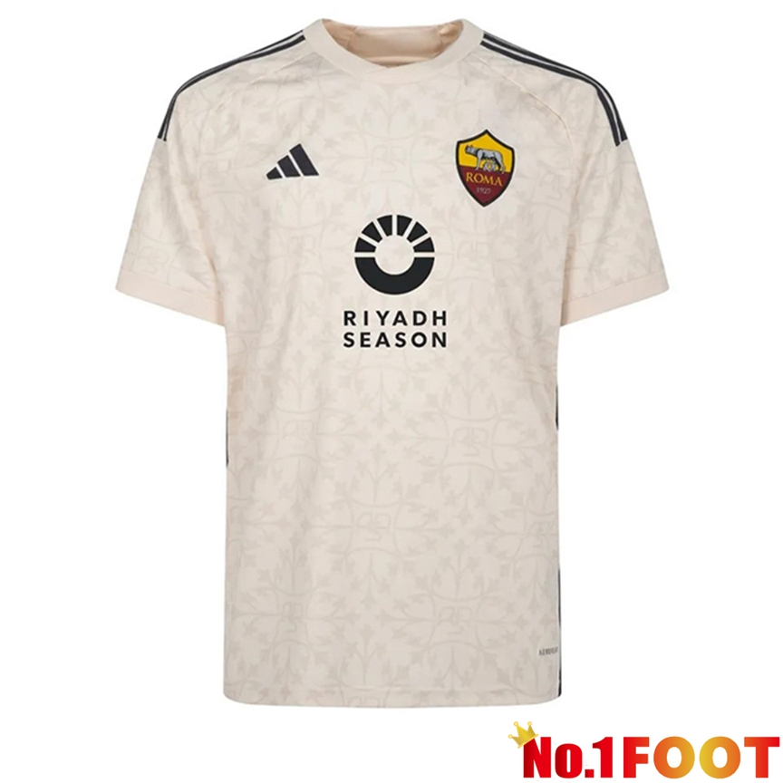AS Roma Sponsor Soccer Jersey Away 2023/2024