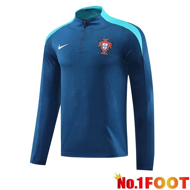 Portugal Training Sweatshirt Blue Royal 2024/2025
