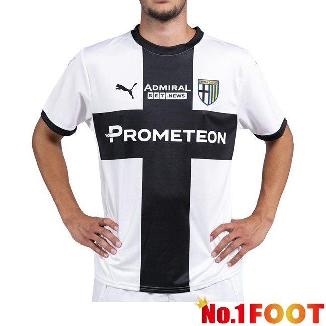 Parma Calcio Home Soccer Jersey White 2024/2025