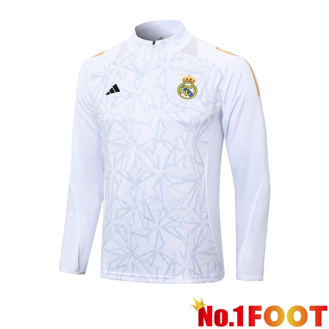 Real Madrid Training Sweatshirt White 2024/2025