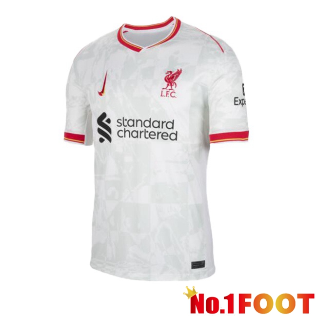 FC Liverpool Third Soccer Jersey White 2024/2025