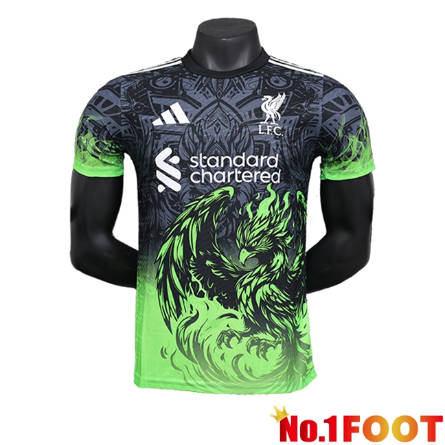 FC Liverpool Football Jersey Special Edition Black/Green 2024/2025