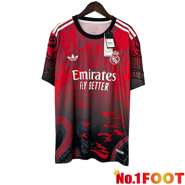 Real Madrid Football Jersey Special Edition Red 2024/2025