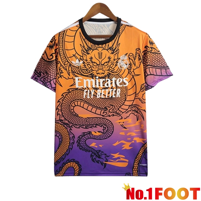 Real Madrid Football Jersey Special Edition Orange 2024/2025