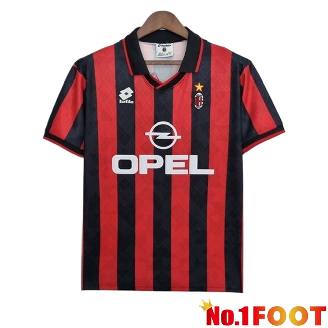 AC Milan Retro Home Football Jersey 1995/1996