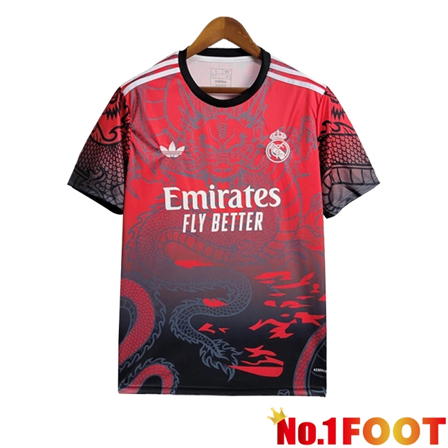 Real Madrid Soccer Jersey Special Edition Red 2024/2025