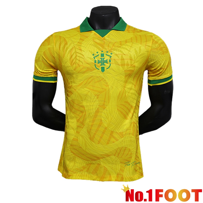 Brazil Soccer Jersey Special Edition Yellow 2024/2025
