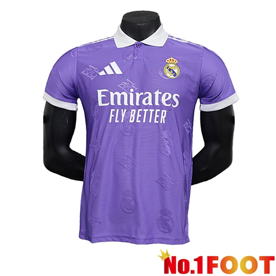 Real Madrid Soccer Jersey Special Edition Purple 2024/2025