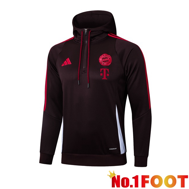 Bayern Munich Training Sweatshirt Hoodie Red 2025/2026