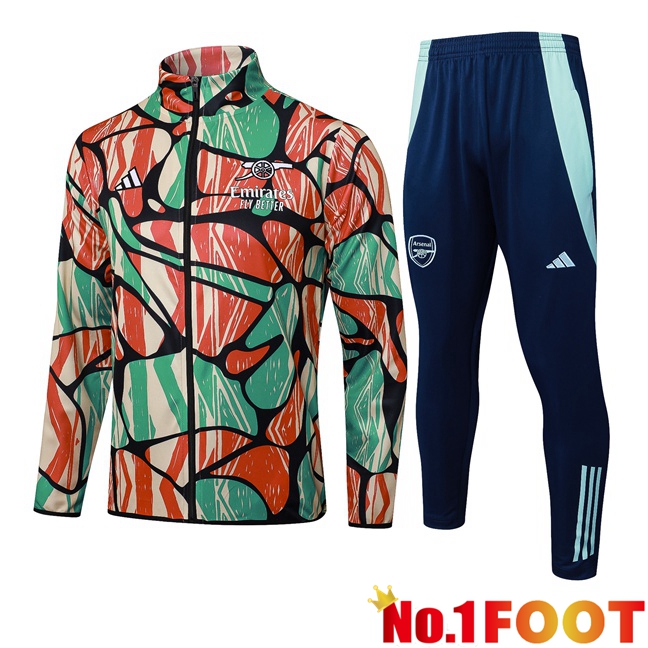 Arsenal kit Training Jacket Suit Red Green 2025/2026