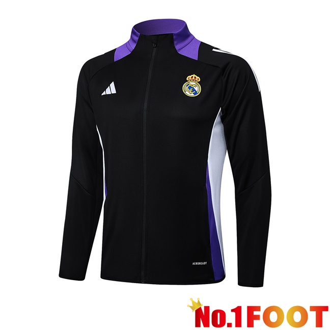Real Madrid Training Jacket Black 2025/2026