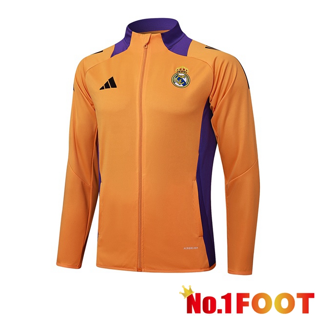 Real Madrid Training Jacket Orange 2025/2026