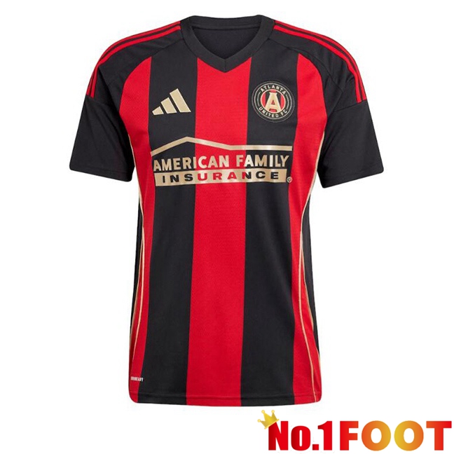 Atlanta United Home Soccer Jersey Red Black 2025/2026