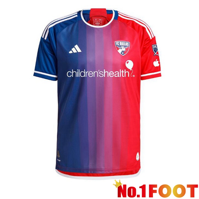 FC Dallas Home Soccer Jersey Red Blue 2025/2026