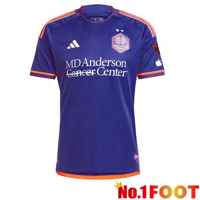Houston Dynamo Away Soccer Jersey Purple 2025/2026