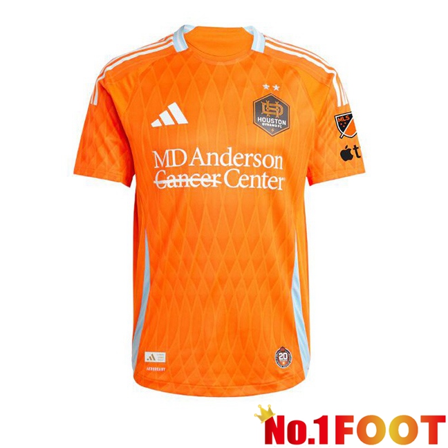 Houston Dynamo Home Soccer Jersey Yellow 2025/2026