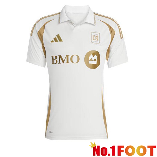 Los Angeles FC Away Soccer Jersey White 2025/2026