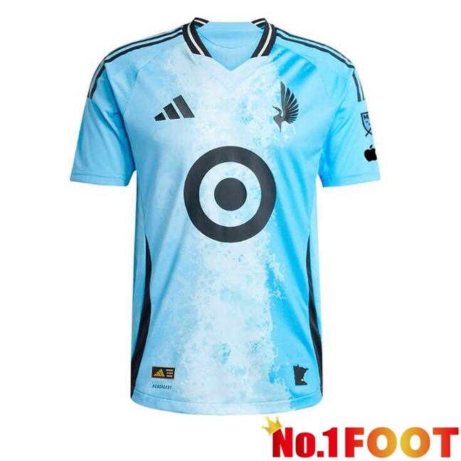 Minnesota United Away Soccer Jersey Blue White 2025/2026