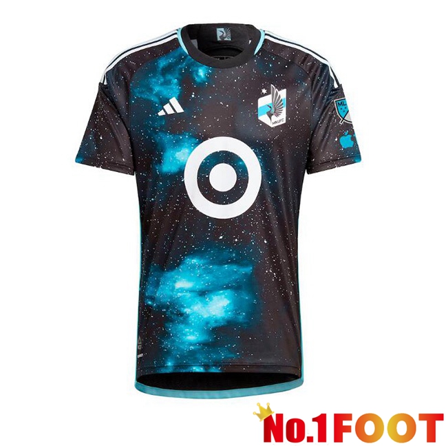 Minnesota United Home Soccer Jersey Black Blue 2025/2026