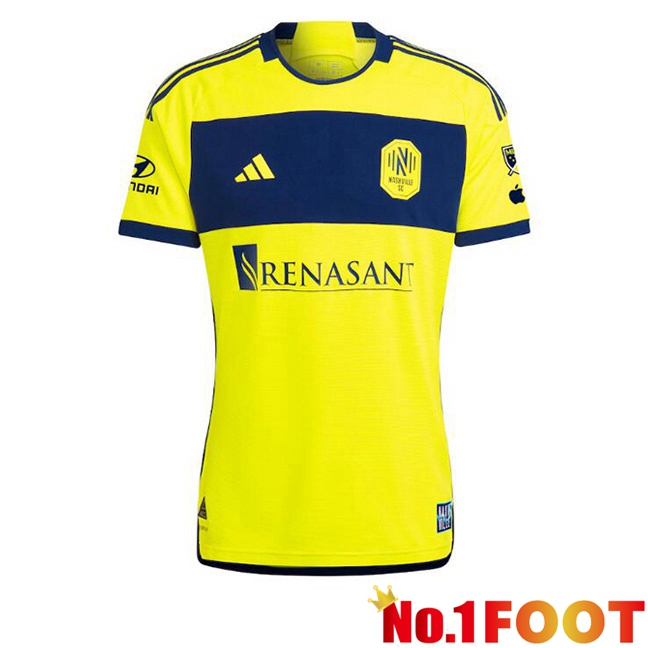 Nashville SC Home Soccer Jersey Yellow 2025/2026