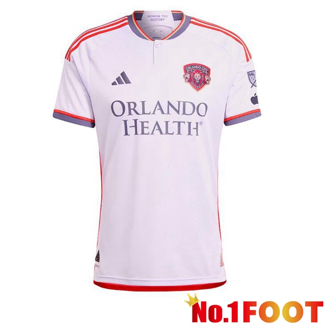 Orlando City SC Away Soccer Jersey White 2025/2026