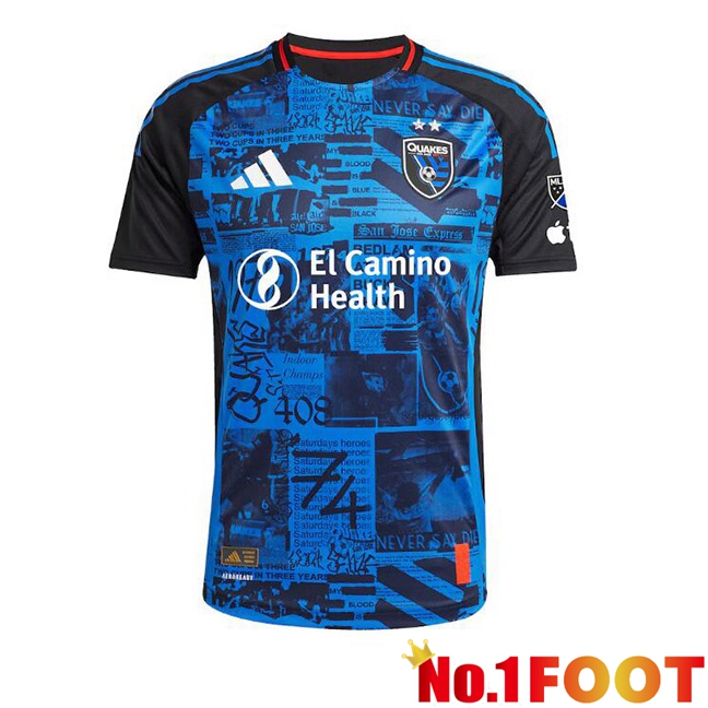 San Jose Earthquakes Home Soccer Jersey Blue 2025/2026