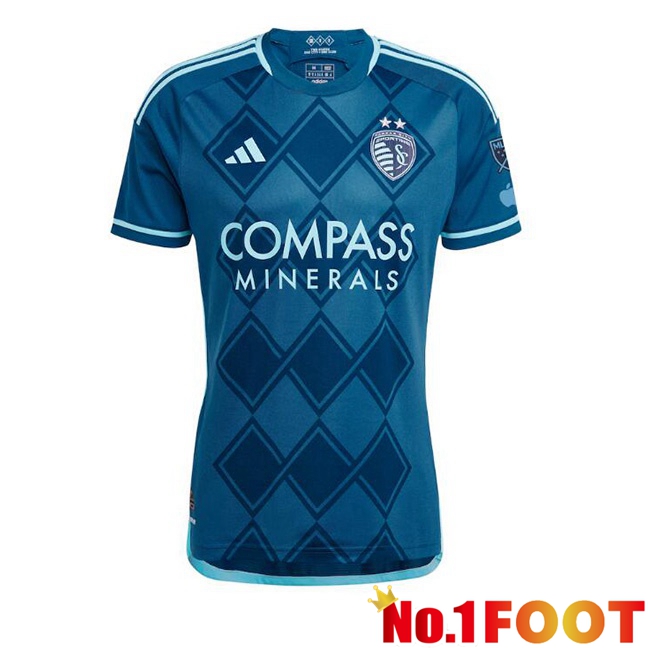 Sporting Kansas Away Soccer Jersey Blue 2025/2026