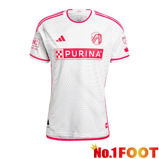 St.Louis City FC Away Soccer Jersey White 2025/2026