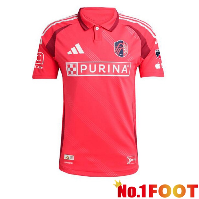 St.Louis City FC Home Soccer Jersey Red 2025/2026