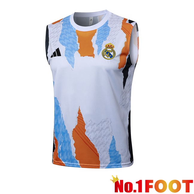 Real Madrid Soccer Vest White 2025/2026