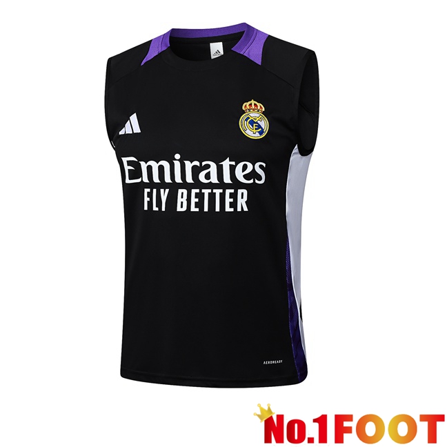 Real Madrid Soccer Vest Black 2025/2026