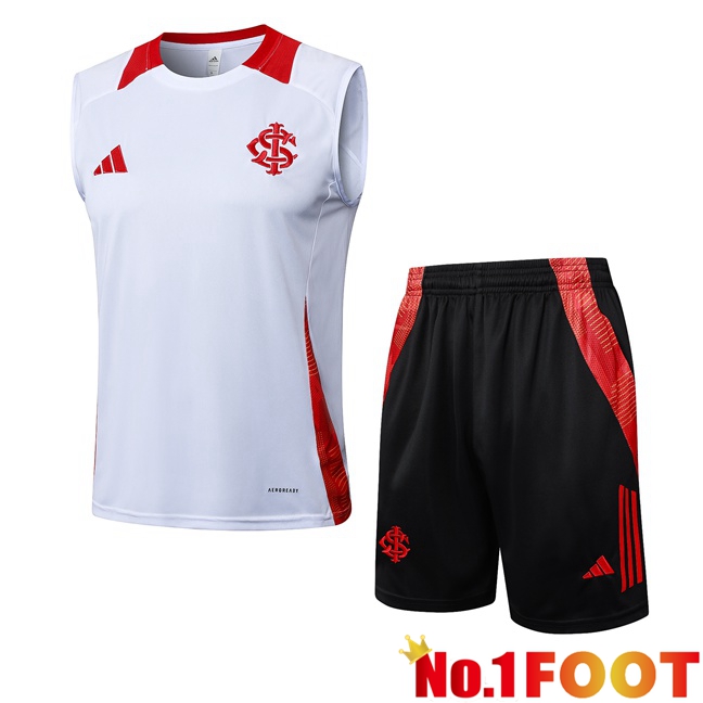 SC Internacional Soccer Vest + Shorts White 2025/2026