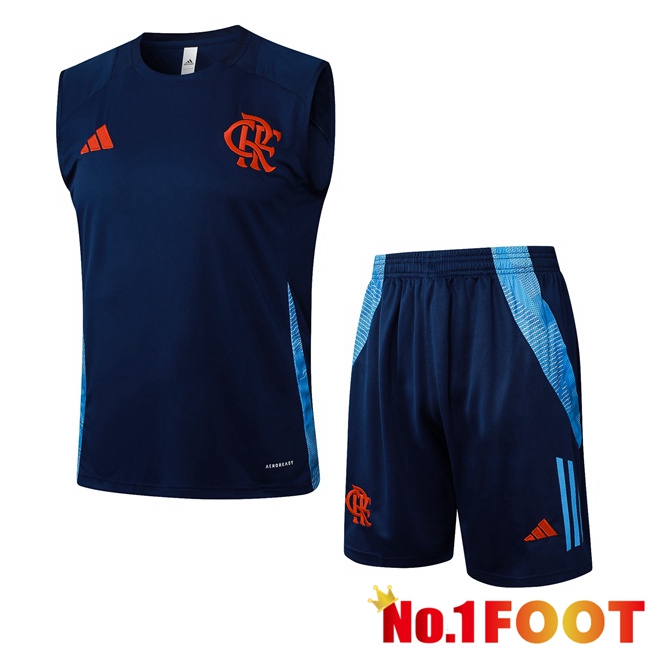 Flamengo Soccer Vest + Shorts Blue Royal 2025/2026
