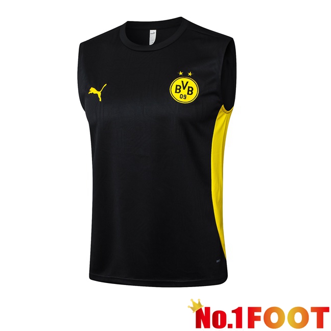 Dortmund BVB Soccer Vest Black 2025/2026