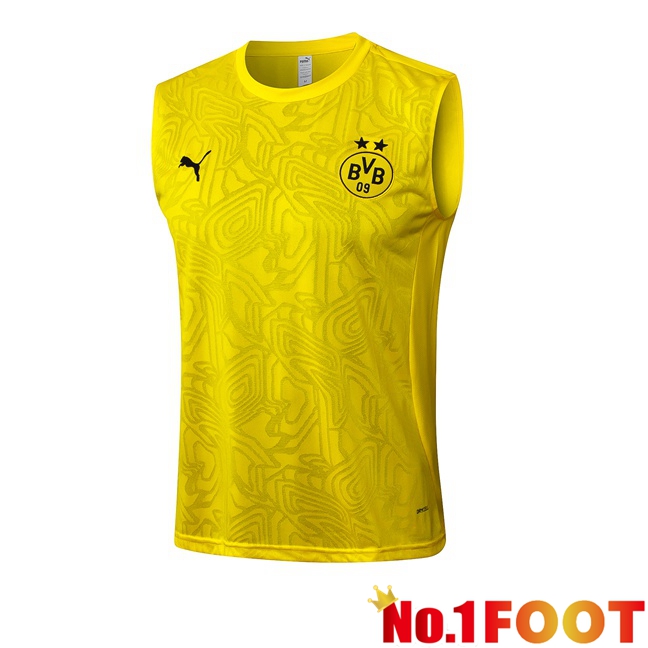 Dortmund BVB Soccer Vest Yellow 2025/2026