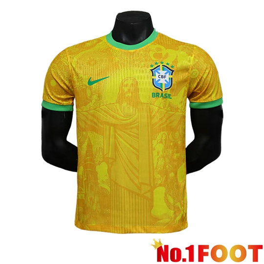 Brazil Soccer Jersey Special Edition Yellow 2024/2025