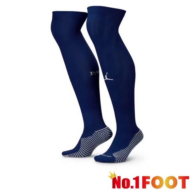 Paris PSG Fourth Soccer Socks Blue Royal 2024/2025