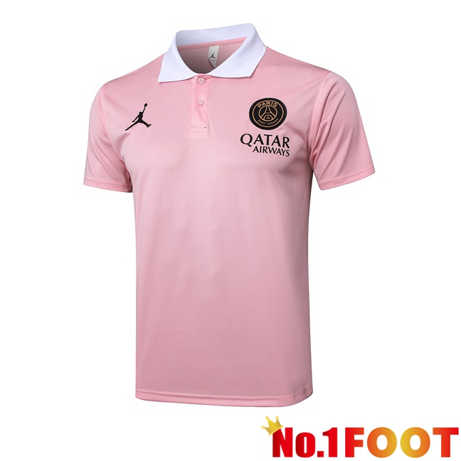 Jordan Paris PSG Soccer Polo Pink 2025/2026
