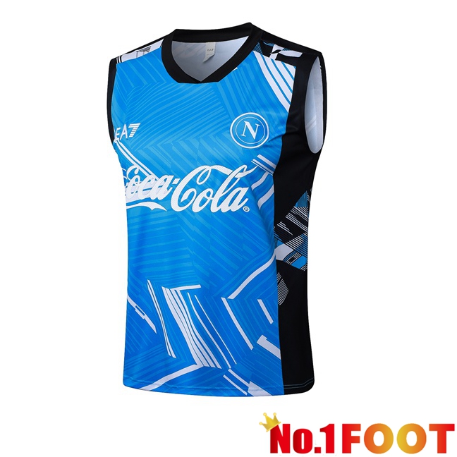 SSC Napoli Soccer Vest Blue 2025/2026