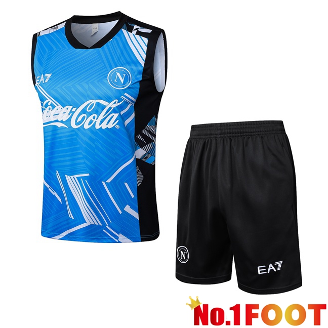 SSC Napoli Soccer Vest + Shorts Blue 2025/2026