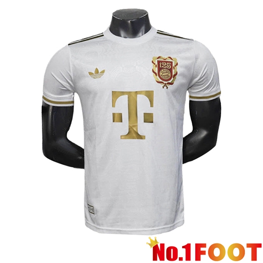 Bayern Munich Soccer Jersey 125th Anniversary Edition White 2024/2025