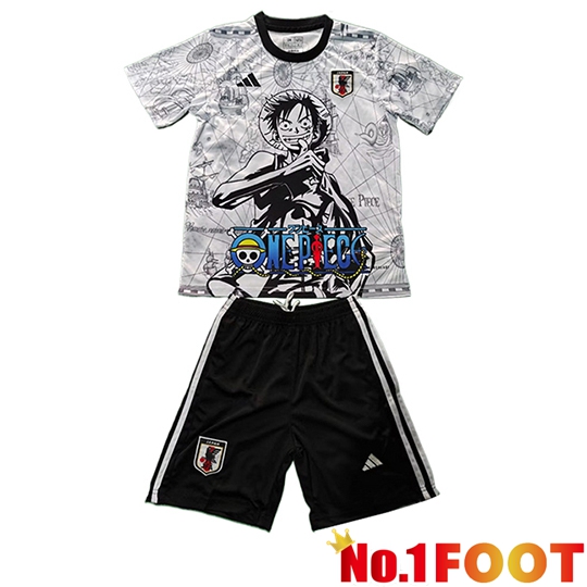 Japan Kids Soccer Jersey Special Edition Black/White 2025/2026