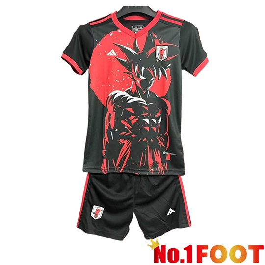 Japan Kids Soccer Jersey Special Edition Black/Red 2025/2026